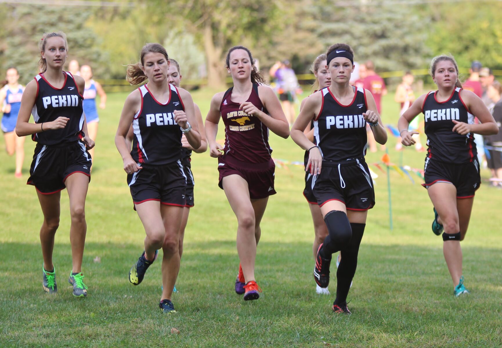 Mustangs run with the Panthers (4 column MAIN photo)